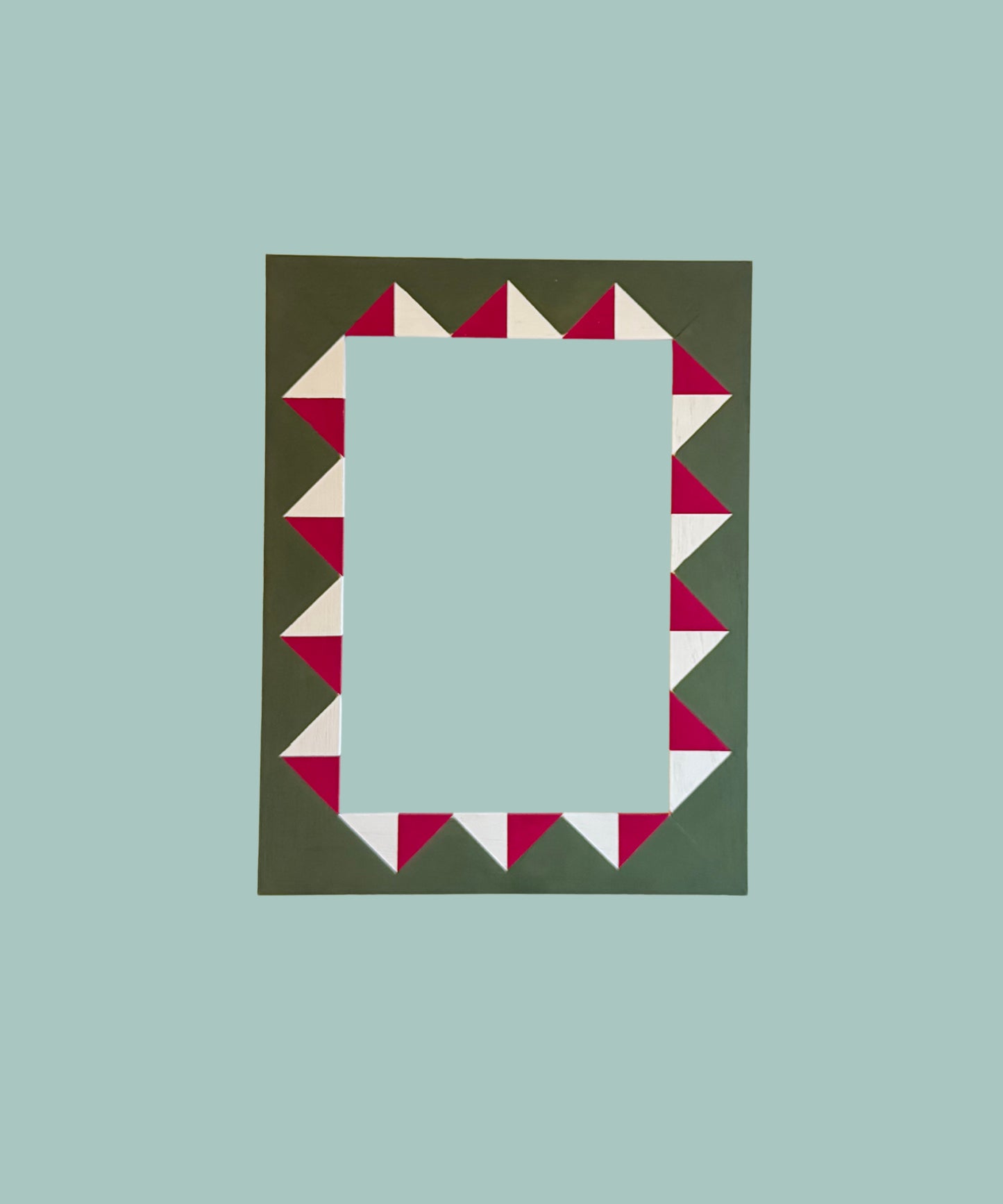 SAMPLE - Geometric Olive, A5 image 0