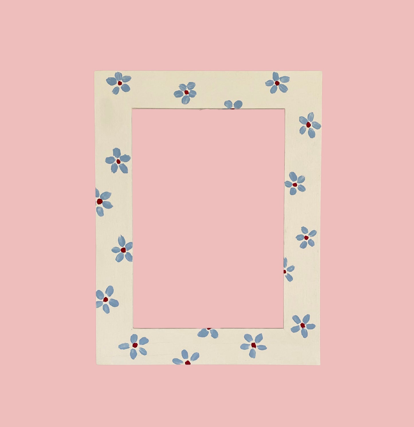 SAMPLE - Blue Daisies Frame, A5 image 0