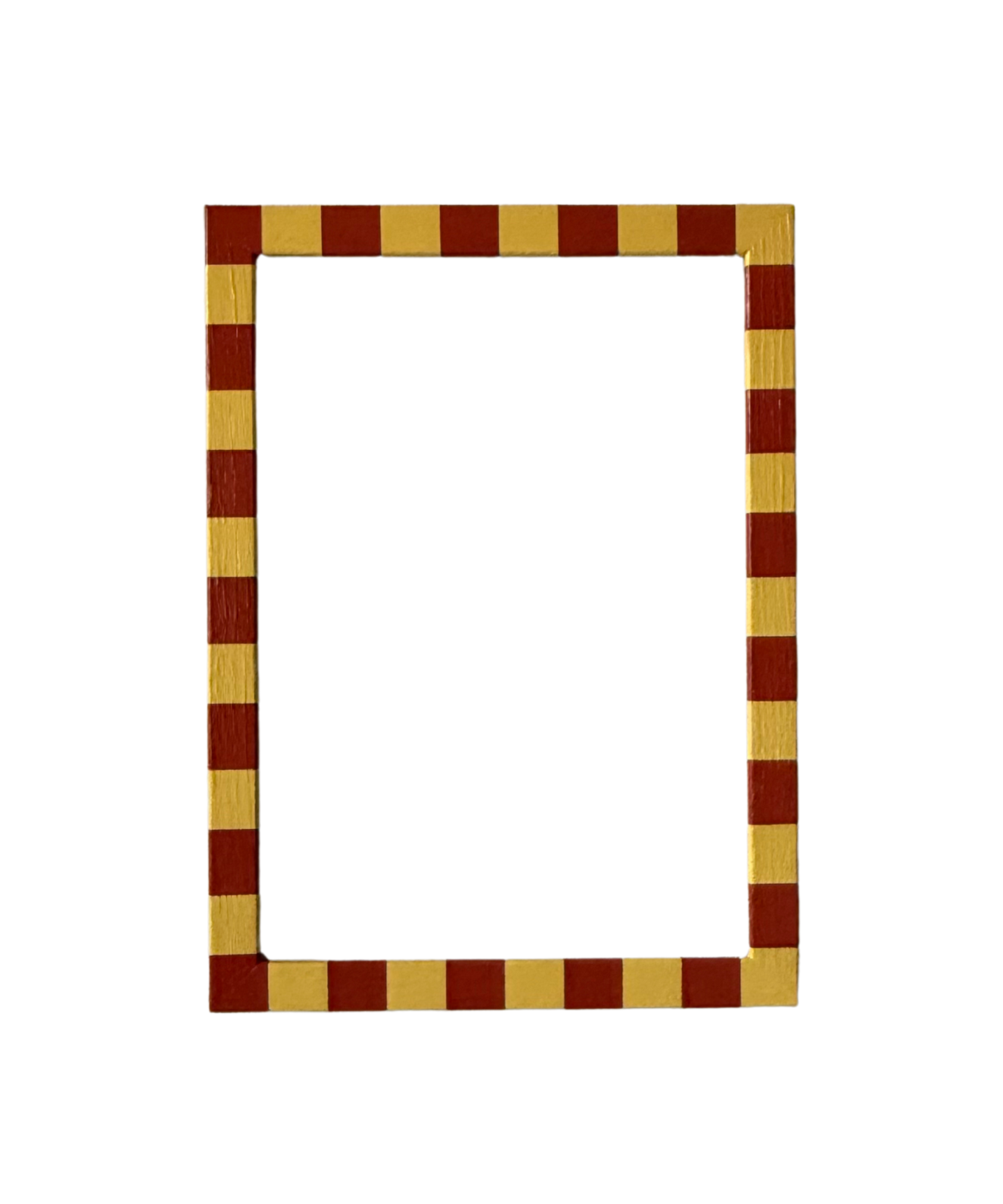Picture Frame, Sunny Terracotta Skinny Stripes