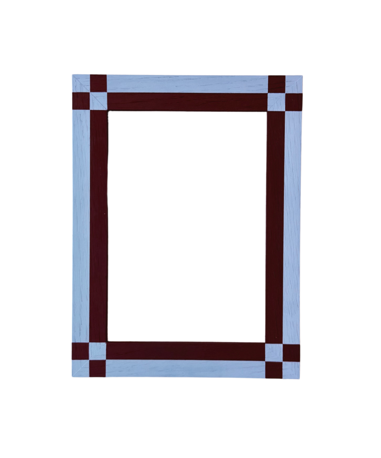 SAMPLE - Baby Blue & Berry Check, A5