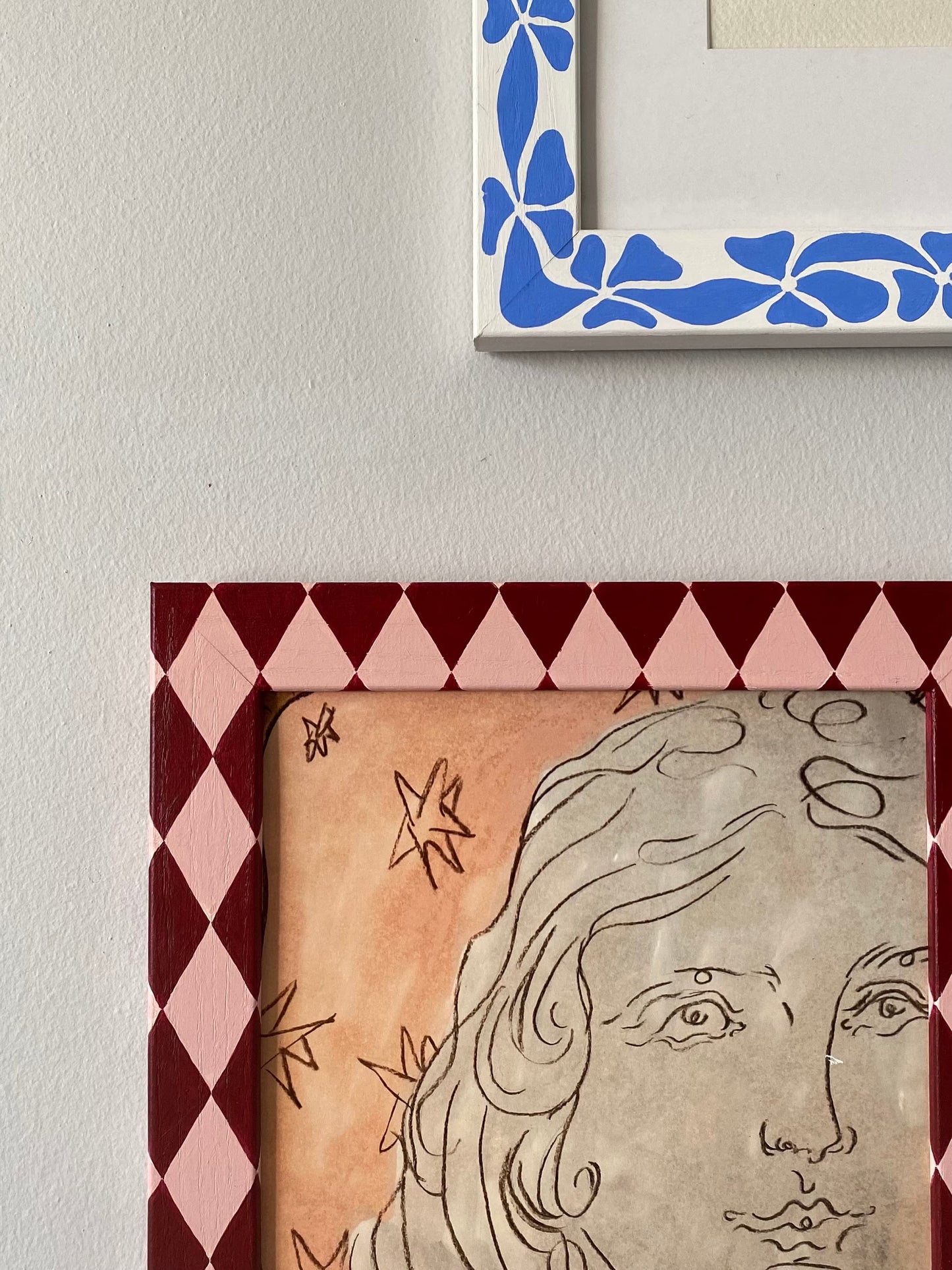 Picture Frame, Brick / Pink Harlequin image 2