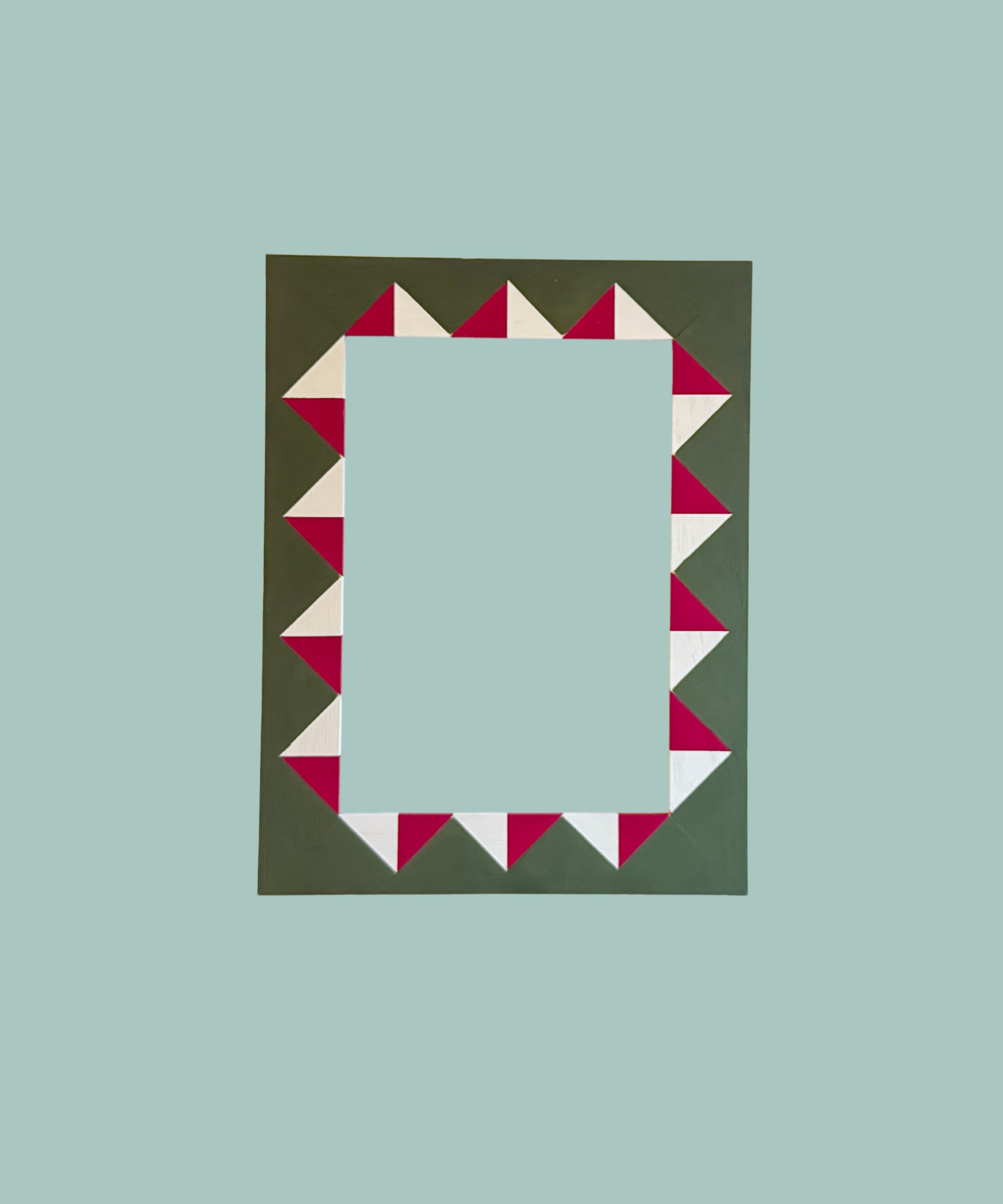 SAMPLE - Geometric Olive, A5 image 0