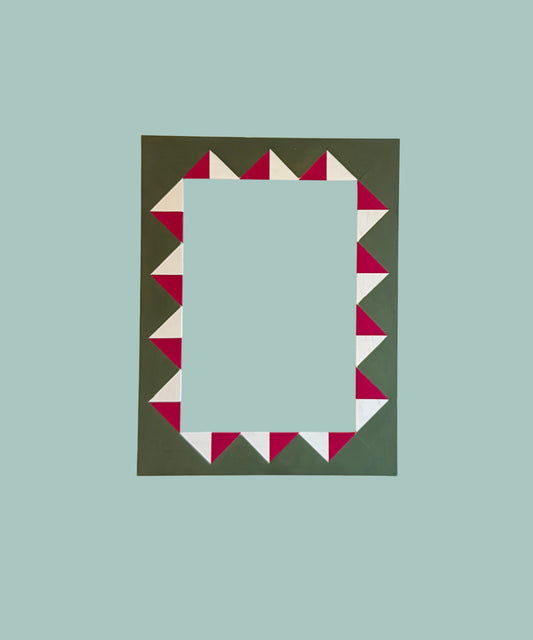 SAMPLE - Geometric Olive, A5 image 0