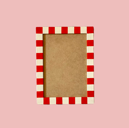 Picture Frame, Tomato & Mayo Skinny Stripes image 2