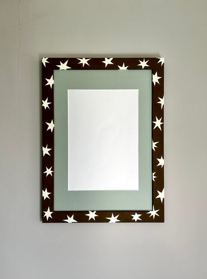 Picture Frame, Chocolate Brown Shooting Stars image 1