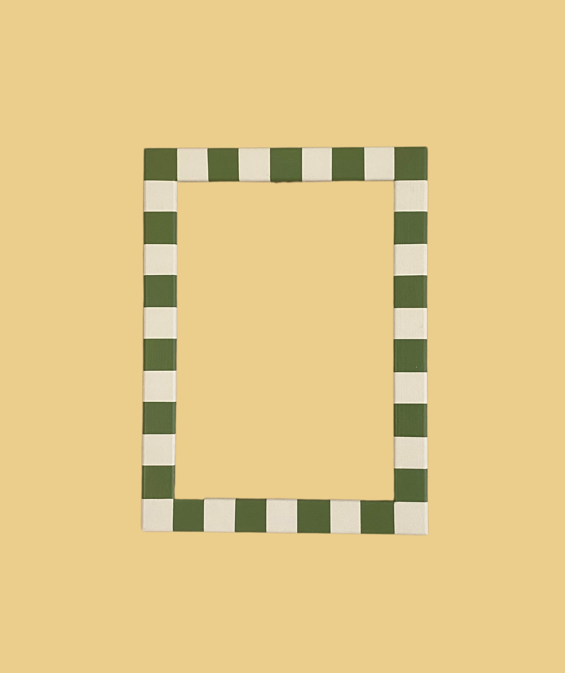 Picture Frame, Apple Green Skinny Stripes image 0