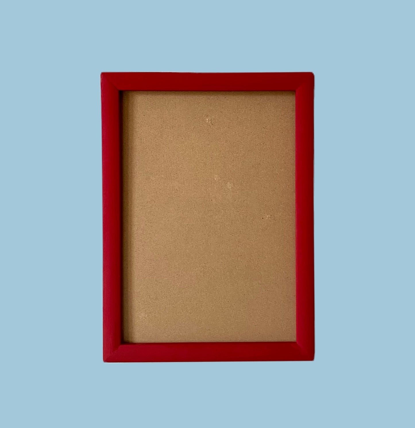 Painted Wood Picture Frame, Burgundy image 0