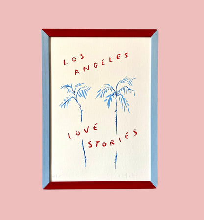 Picture Frame, Baby Blue & Burgundy image 0