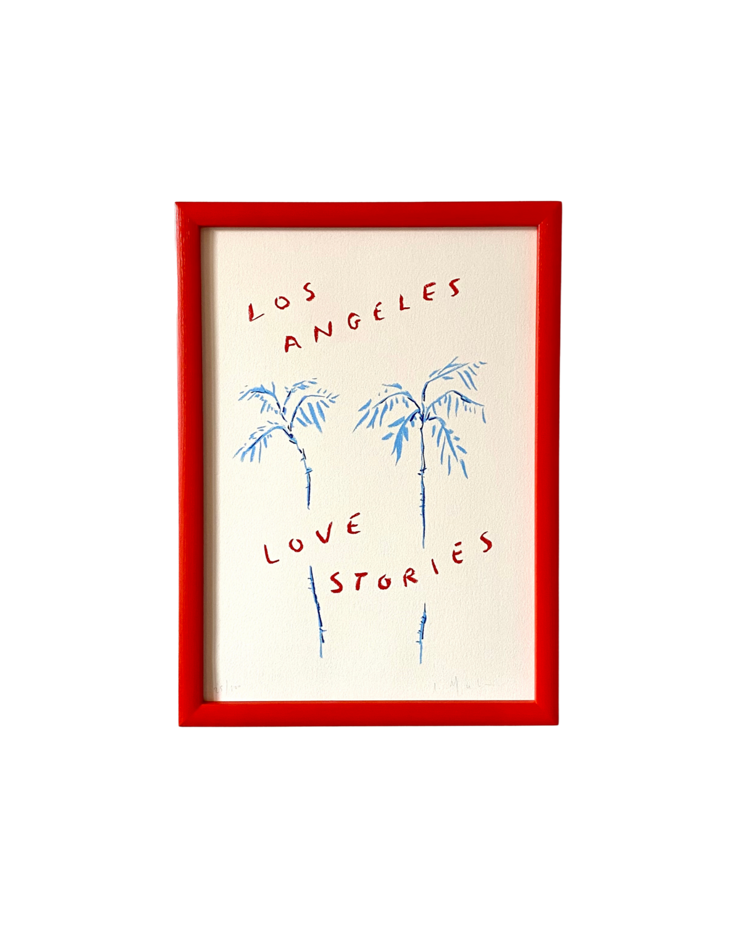 Picture Frame, Tomato Red