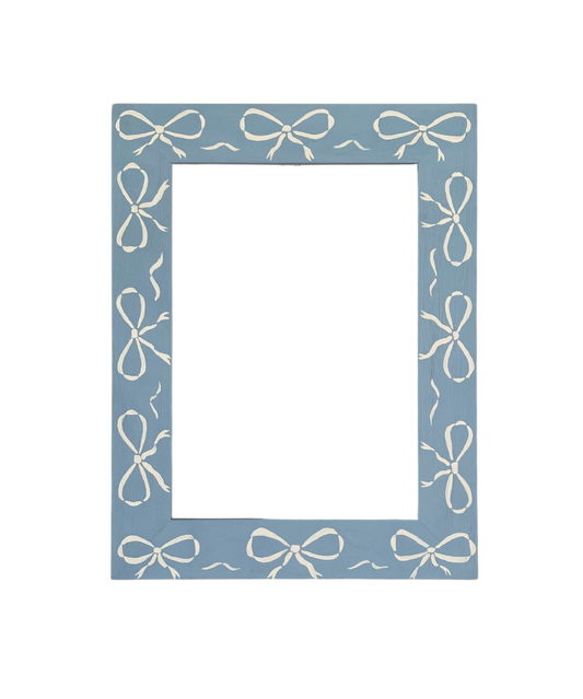 Picture Frame, Blue Bows