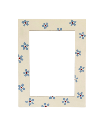 SAMPLE - Blue Daisies Frame, A5