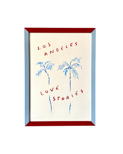 Picture Frame, Baby Blue & Burgundy