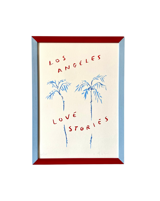 Picture Frame, Baby Blue & Burgundy