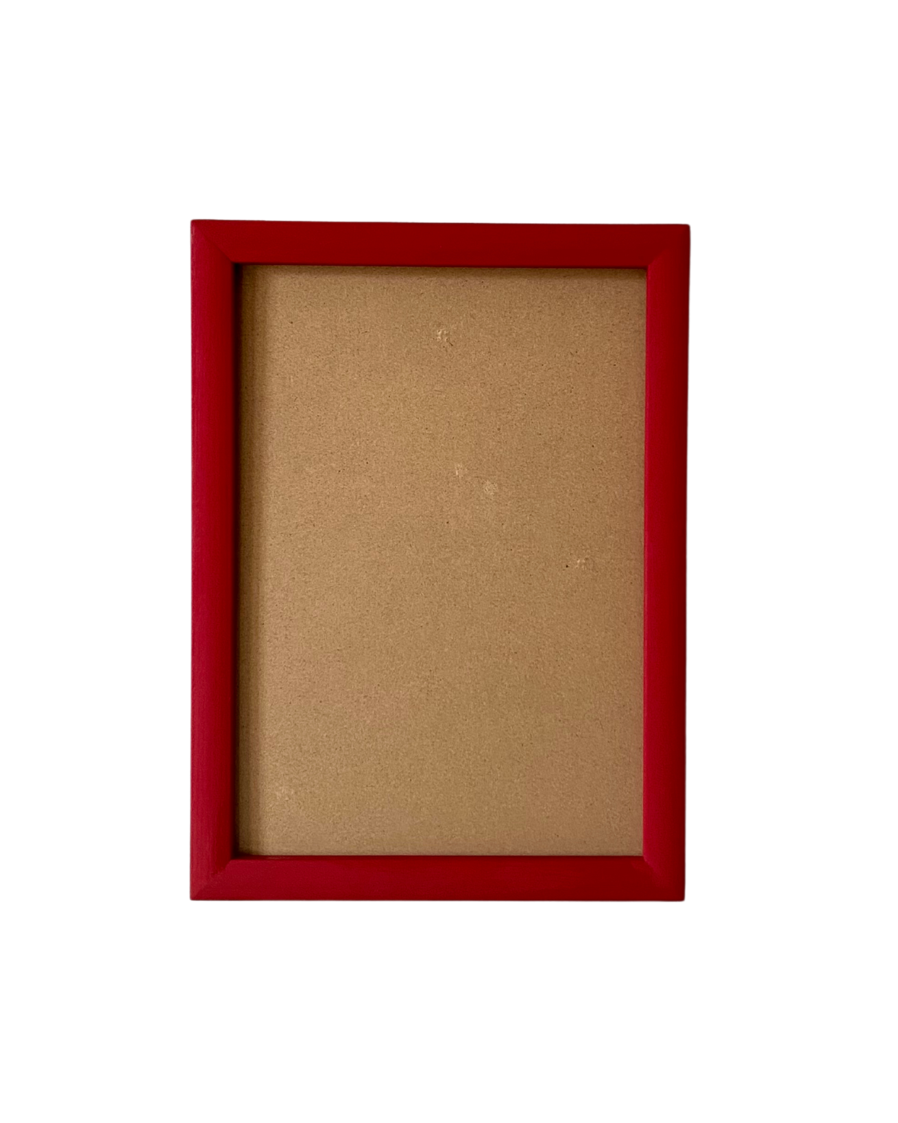 Painted Wood Picture Frame, Burgundy