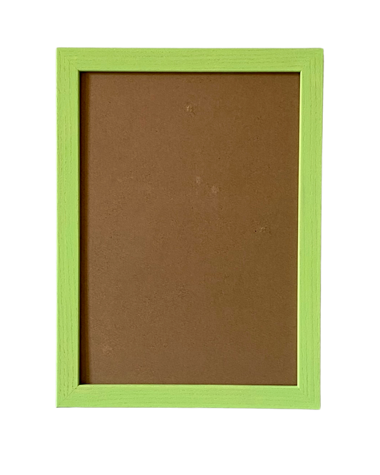 Painted Wood Picture Frame, Lime