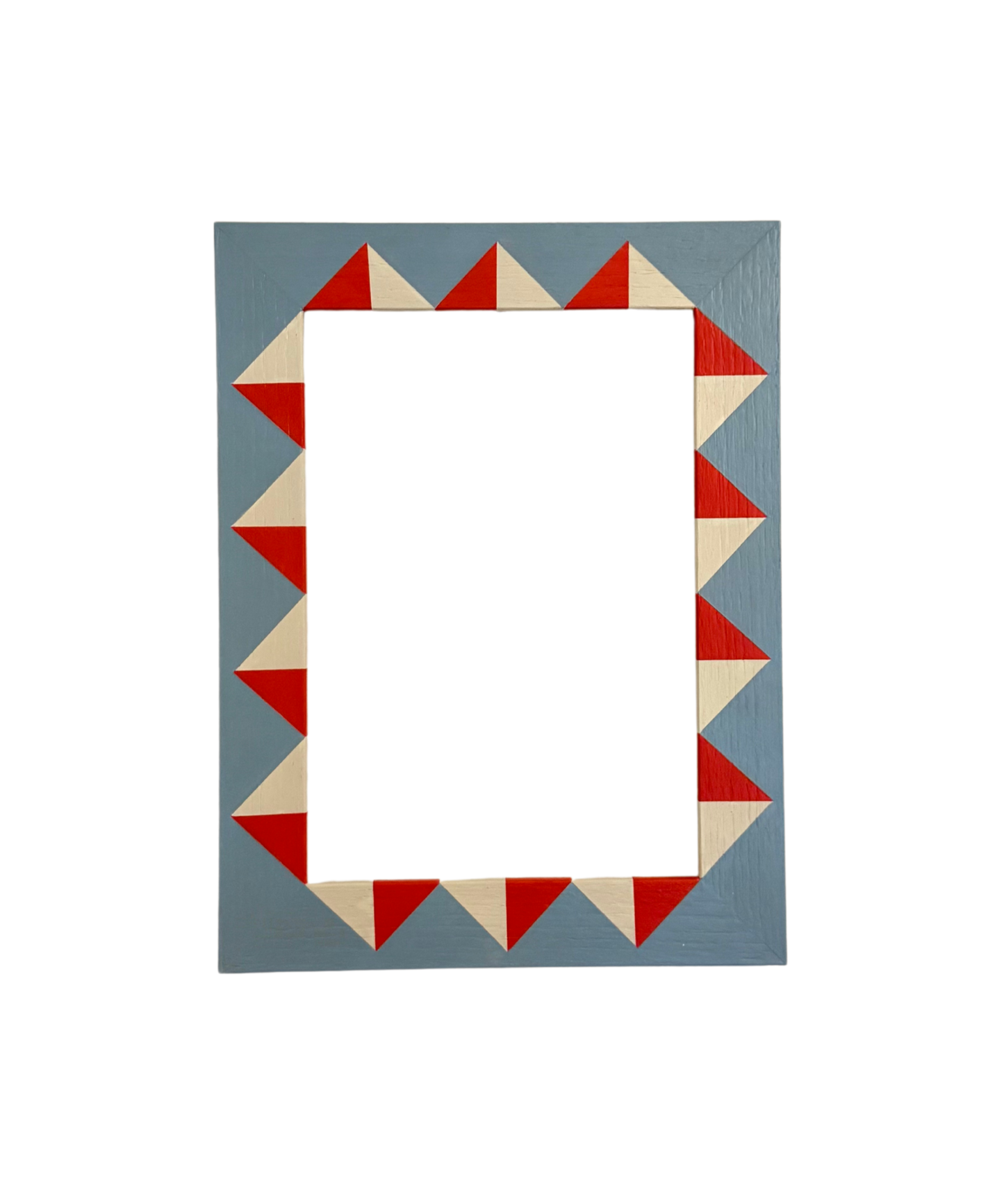 Picture Frame, Geometric Blue